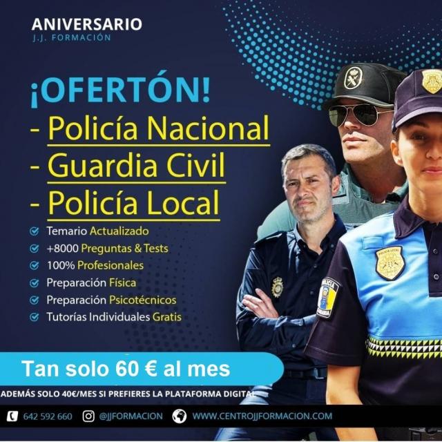 OPOSICIÓN GUARDIA CIVIL, POLICÍA LOCAL, POLICÍA NACIONAL