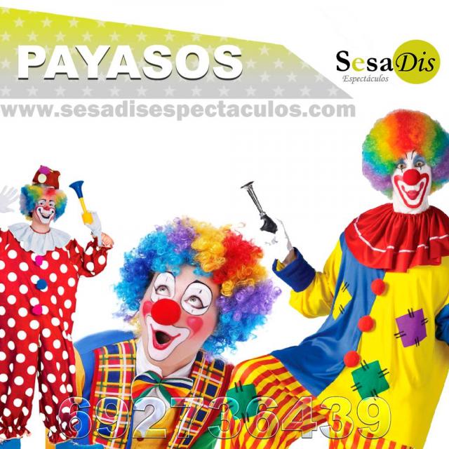 Payasos para fiestas infantiles