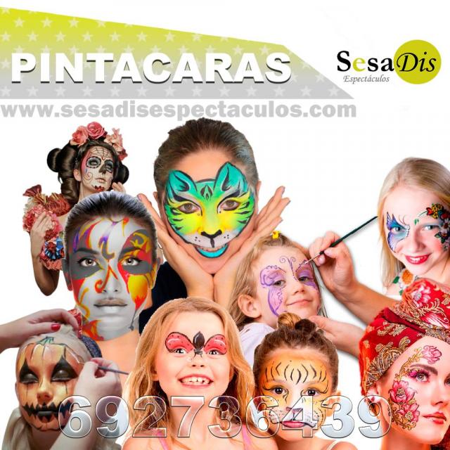 Pintacaras. maquillaje de caras