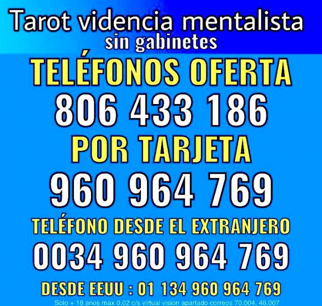 VIDENTE TAROT TELEFONO BARATO QUE ACIERTE TODO BARATA