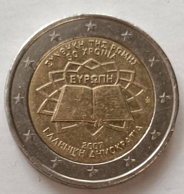 Grecia 2007, 2,€, 50 Aniversario Tratado de Roma