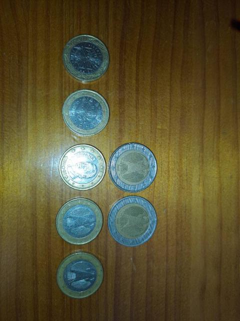 Monedas de 1€ y 2€