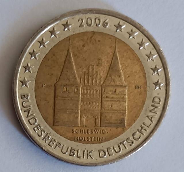 Alemania 2006, 2€, Ceca F, Schleswig-Holstein