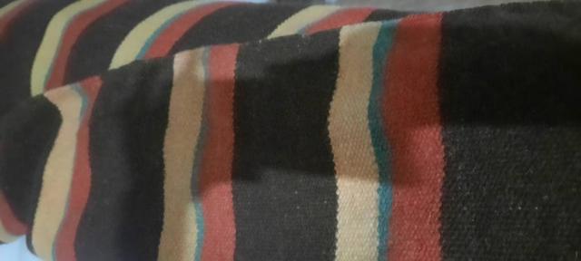Manta de lana rayas horizontales
