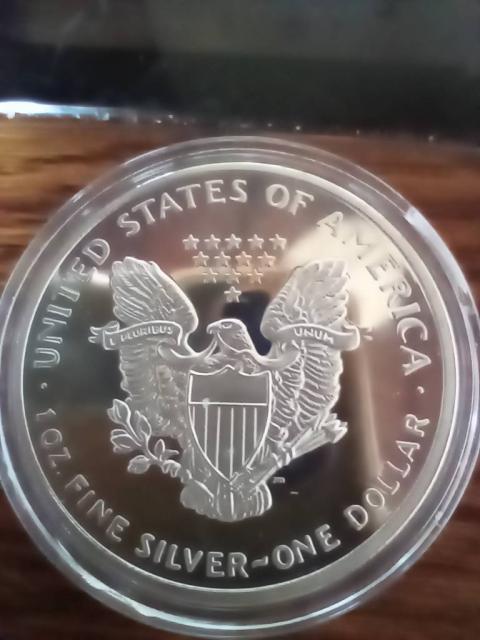 Moneda de plata dólar Liberty 2020