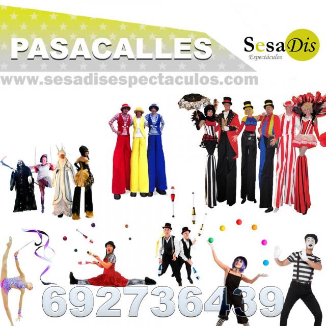 Pasacalles. espectaculos de calle