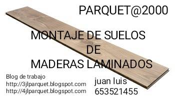 Montaje de suelos de maderas laminados vinilos spc