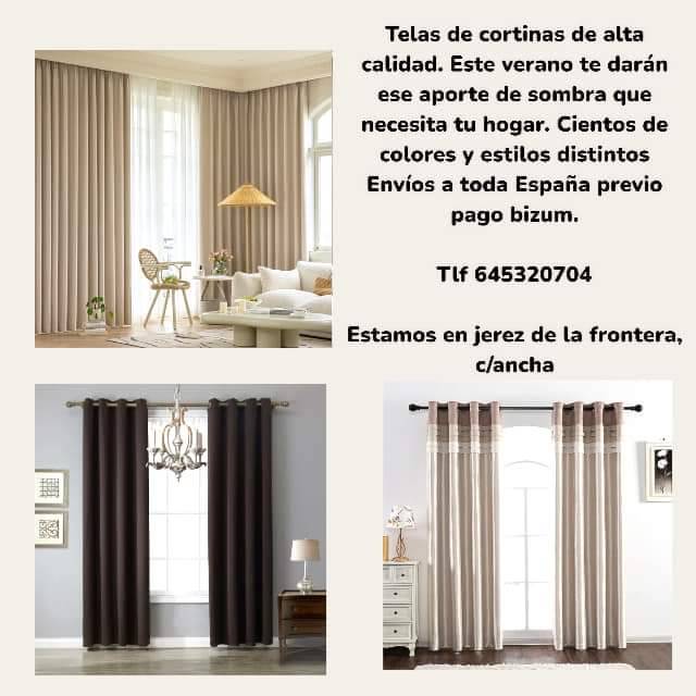 Cortinas y estores en casa José Antonio jerez de la frontera