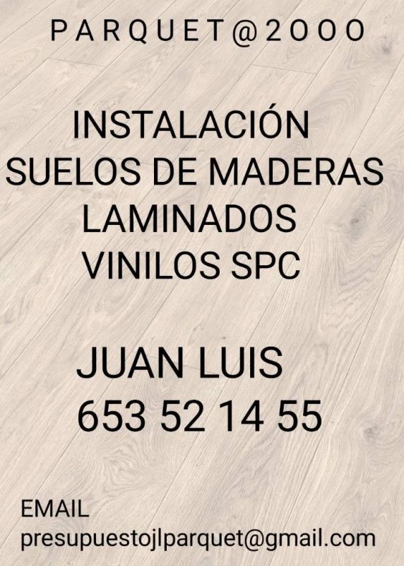 MONTAJE DE SUELOS DE MADERAS, Sevilla — 12/15