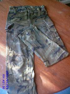 Pantalon militar camuflado